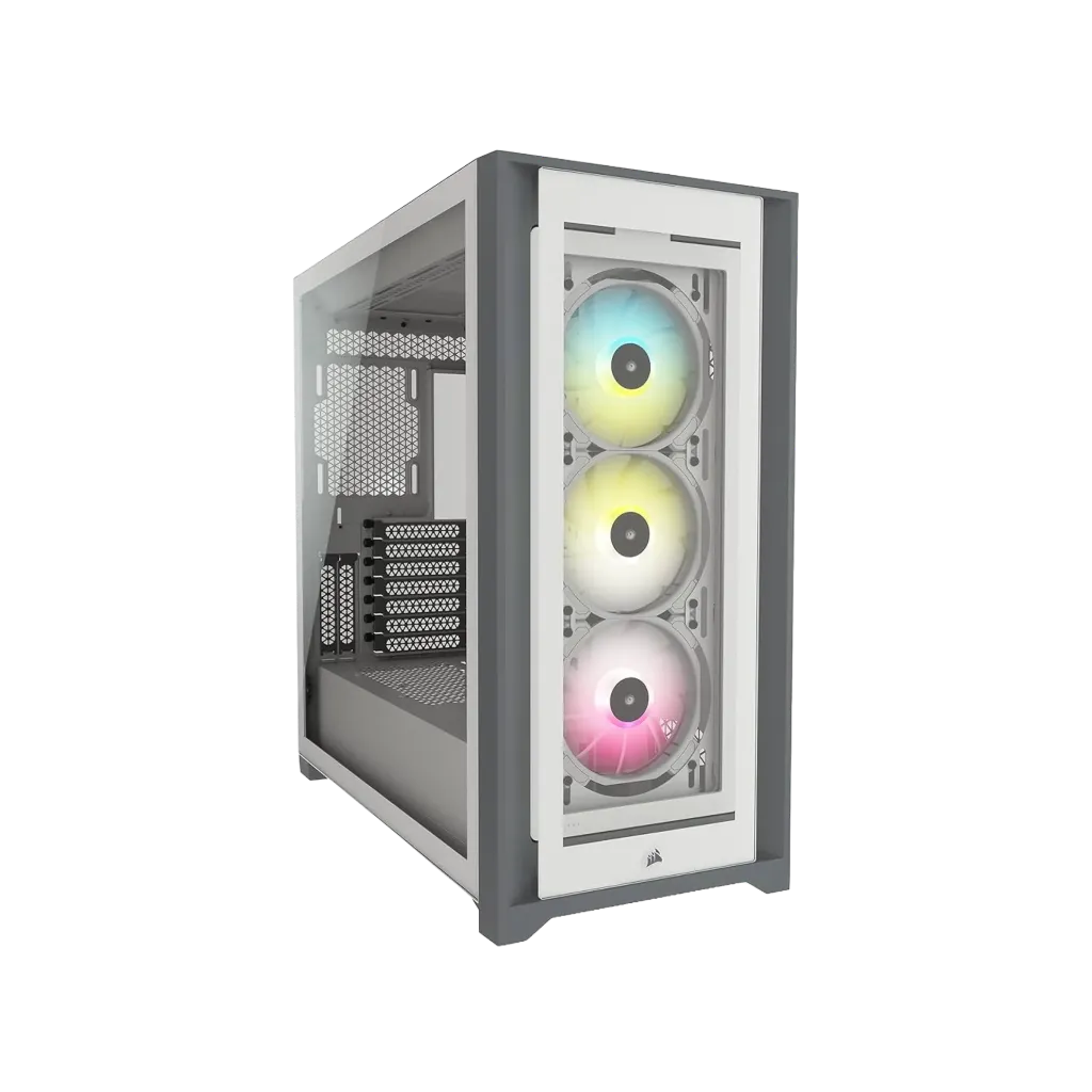 Corsair iCUE 5000X RGB Tempered Glass Mid-Tower Smart Case