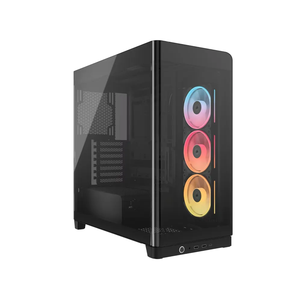 Corsair FRAME 4500X LX-R RGBLINK ATX متوسطة البرج السوداء C