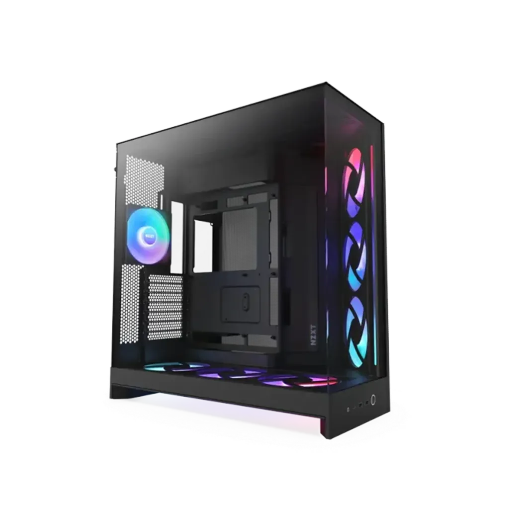 NZXT H9 Flow RGB Dual-Chamber RGB Case Black