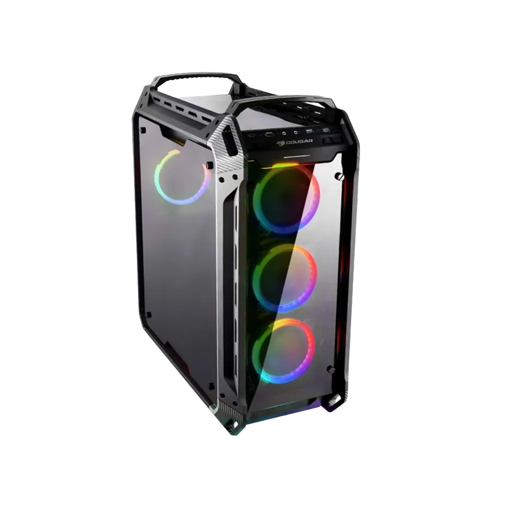كيس COUGAR Panzer Evo RGB فل تاور – أسود