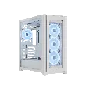 Corsair iCUE 5000X RGB QL Edition Mid-Tower Case – White