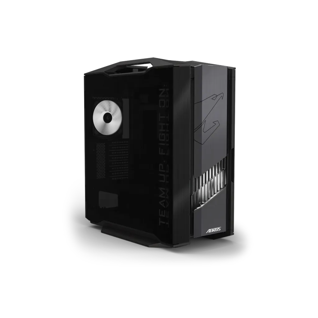Gigabyte C601 Panoramic Tempered Glass Mid-Tower Case – Black