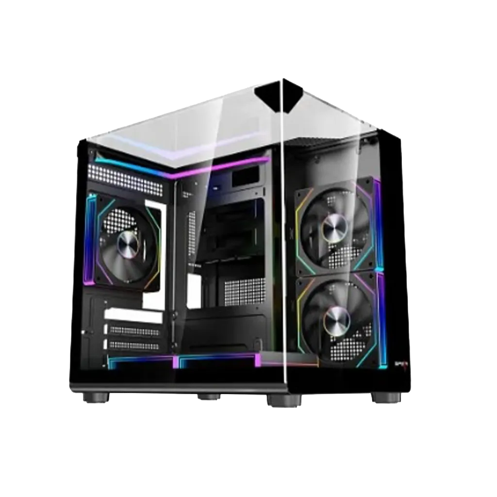 SPEAR COVID 55 ECOS Mid-Tower PC Case - Black