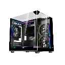 كيس الكمبيوتر COVID55 ECOS Black mATX