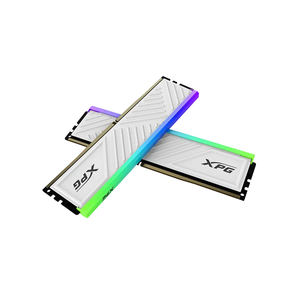 ذاكرة ADATA XPG LANCER BLADE RGB DDR5 5600MHz سعة 16  جيجابايت (2x8GB) - أبيض