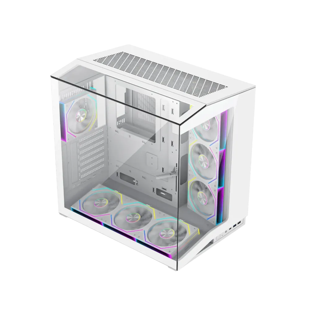 CASE SPEAR TITANIC PLUS ARGB ATX Gaming 7 FAN White