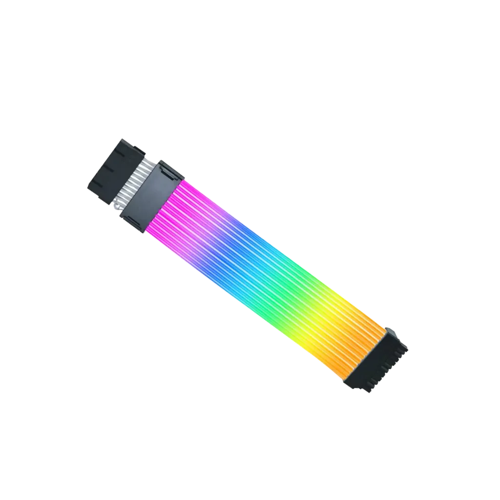 [100019] SPEAR CABLE ARGB- WHITE 8PIN - RAINBOW