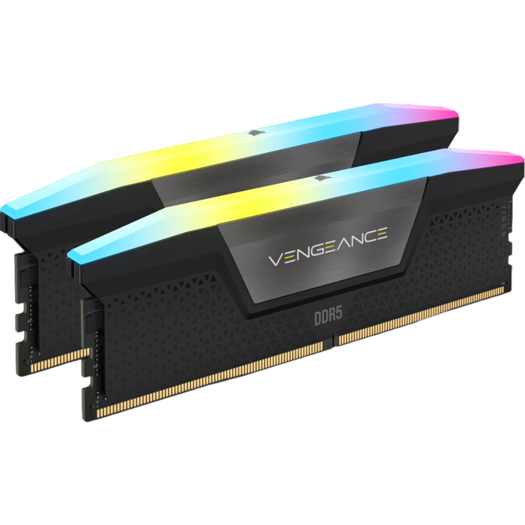 Corsair Vengeance RGB DDR5 64GB 6400MHz RAM – Black