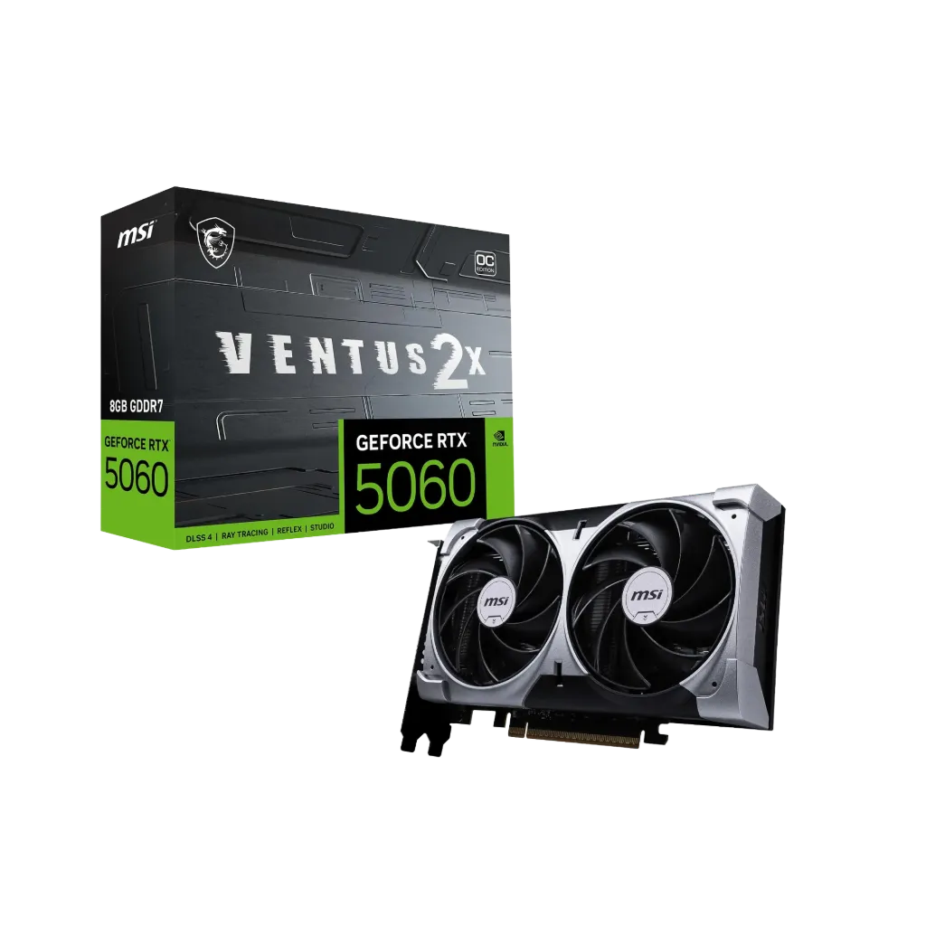 Graphics Card - MSI GeForce RTX 5060 VENTUS 2X 8GB OC