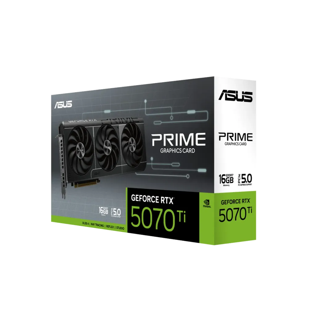 [200054] كرت شاشة - ASUS Prime RTX 5070 Ti OC Edition 16GB