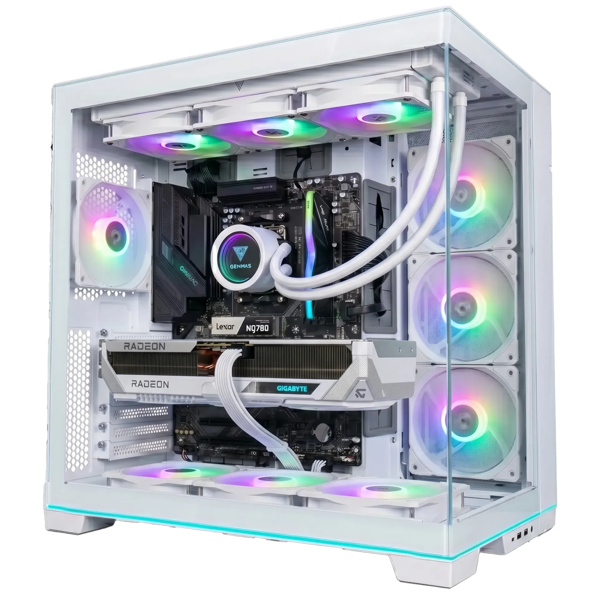 تجميعة بي سي قيمنق Ryzen 5 7600X RX 9060 XT  DDR5