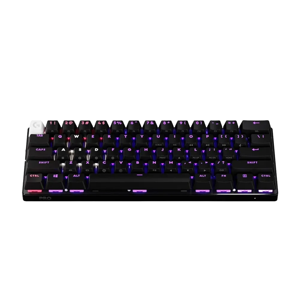 كيبورد الألعاب Logitech G PRO X 60 LIGHTSPEED اللاسلكي - لون أسود