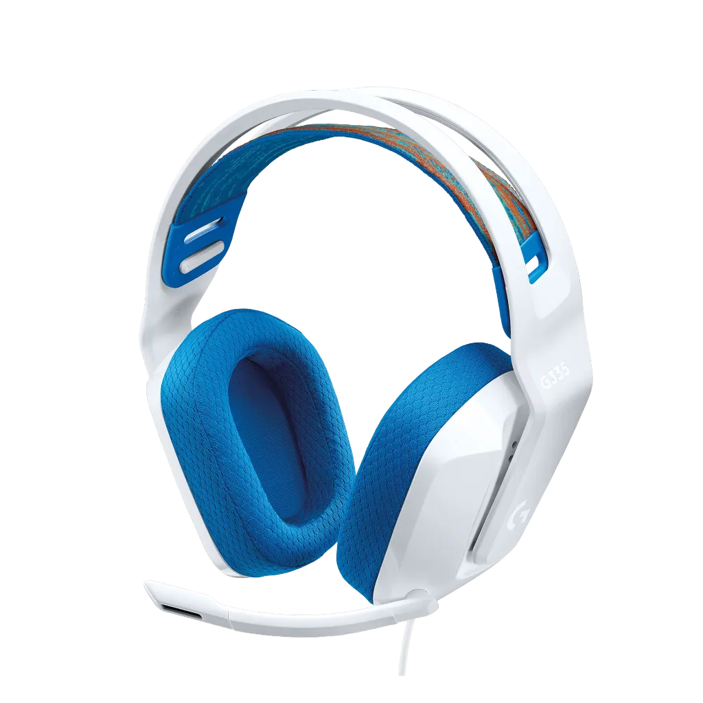 Logitech G335 Wired Gaming Headset - White