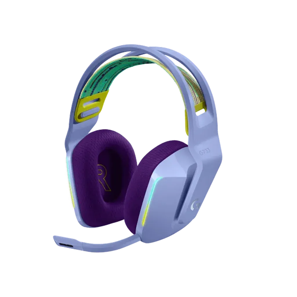 Logitech G733 LIGHTSPEED Wireless RGB Gaming Headset - Lilac