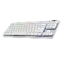 لوحة مفاتيح الألعاب لوجيتك G PRO X TKL LIGHTSPEED اللاسلكية – أبيض