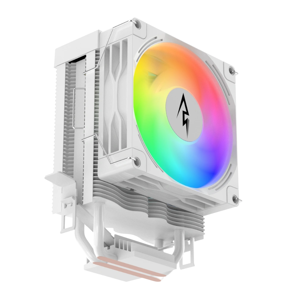 SPEAR V90 Pro ARGB 90mm PWM CPU Cooler – White