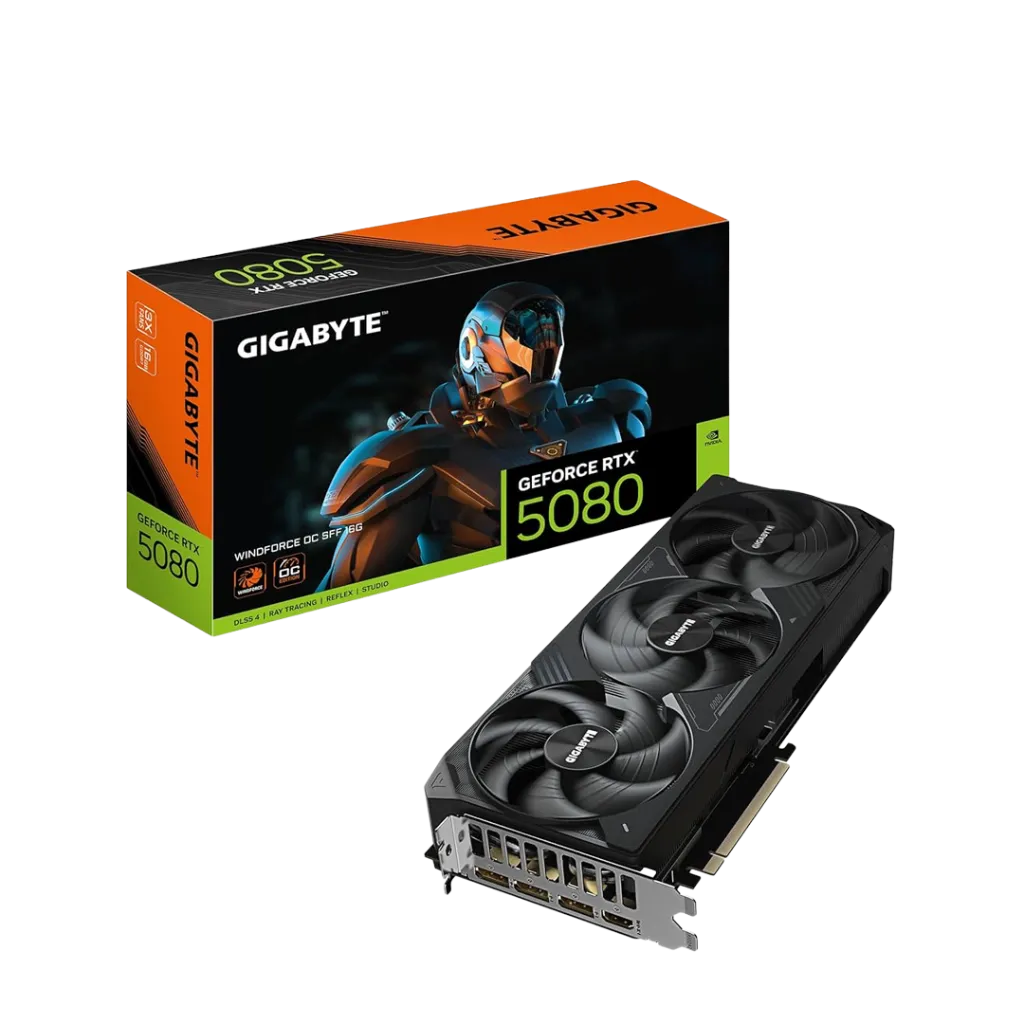 Graphics Card - GIGABYTE RTX 5080 WINDFORCE OC SFF 16GB