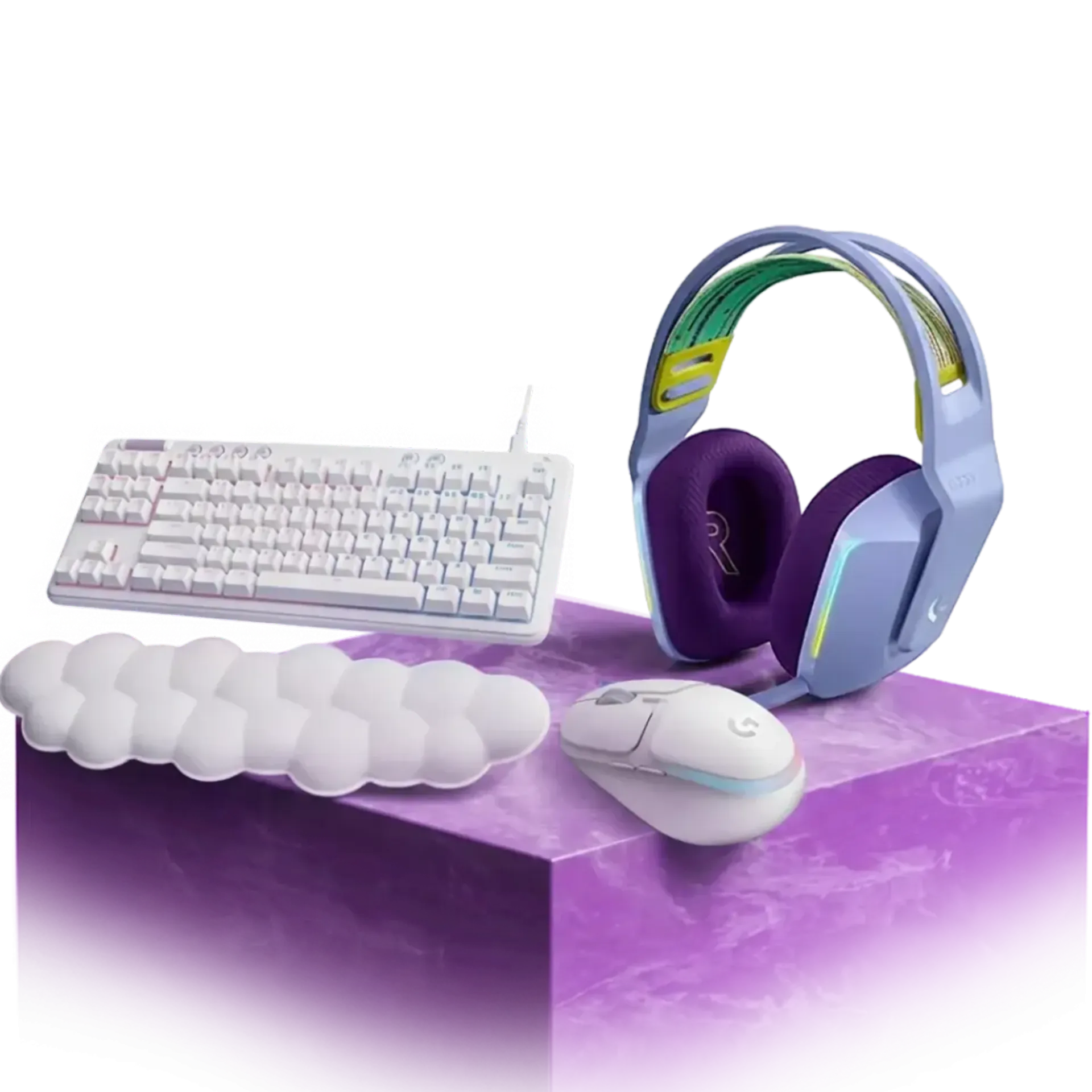 Logitech G Aurora Collection Ultimate Bundle – G733 Lilac, G713 & G705