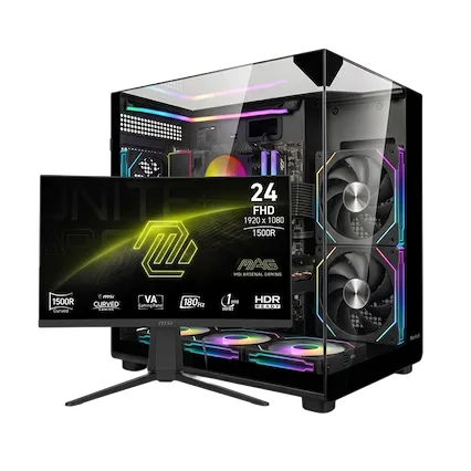 Bundle: RTX 5060 PC + MSI MAG 244C 180Hz Monitor