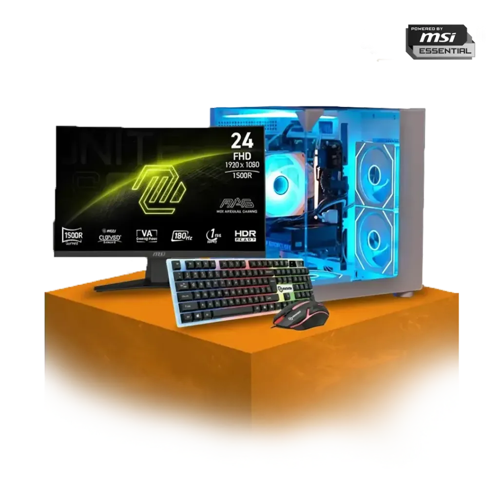 Bundle: RTX 5060 PC + MSI MAG 244C 180Hz Monitor
