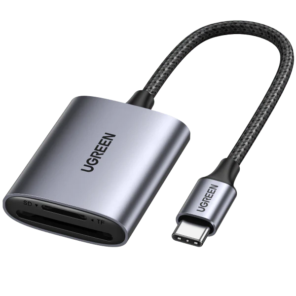 UGREEN 2-in-1 USB-C SD Card Reader with SD and microSD Support