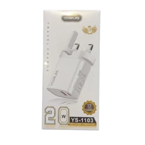 YESPLUS YS-1103 Fast Charger USB Wall Adapter