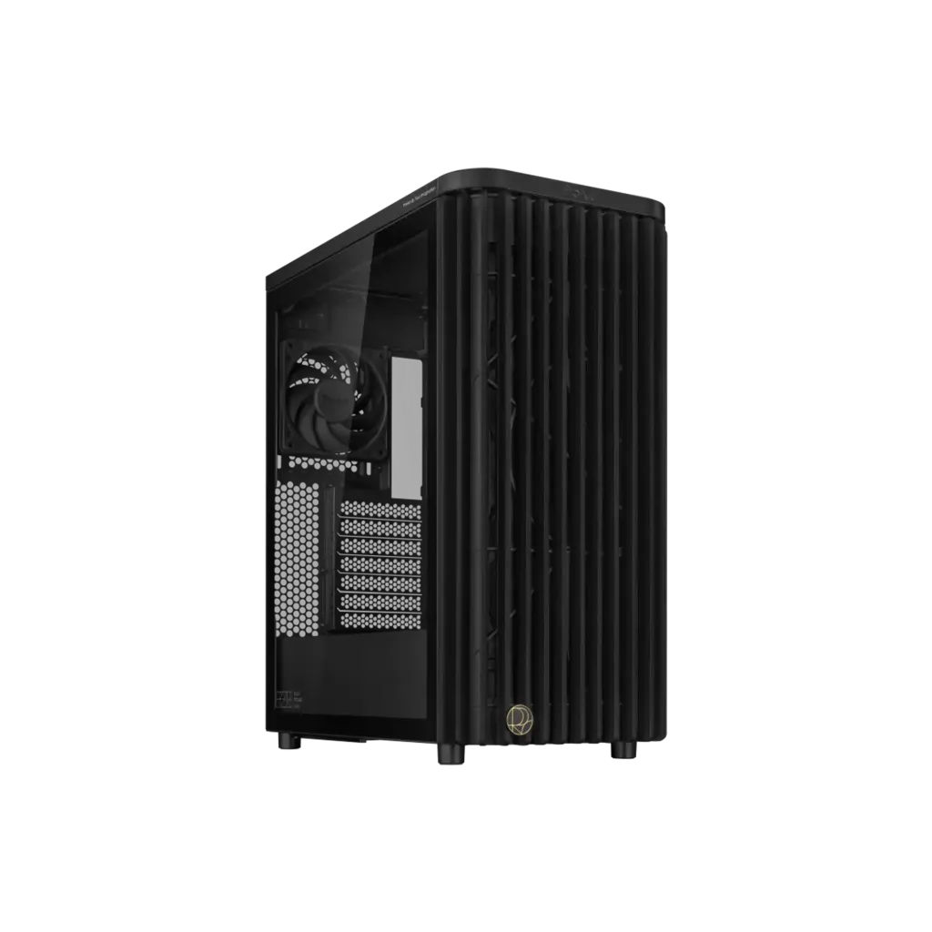 كيس ASUS ProArt PA401 Wood Edition ATX – أسود (زجاج مقوى)