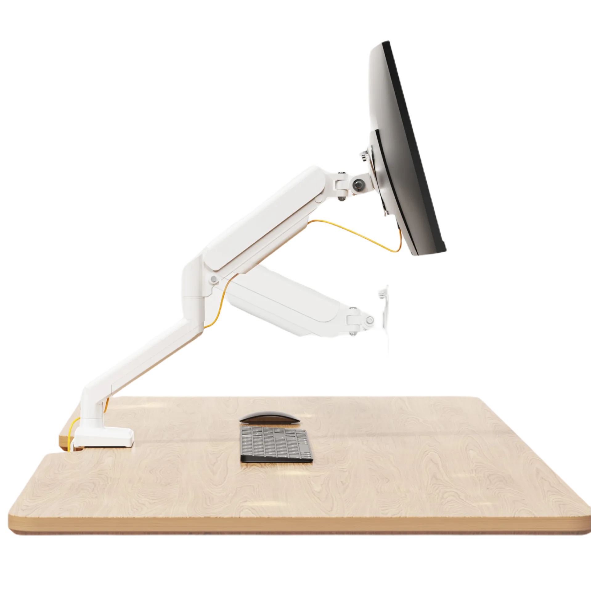 SMS-S001 Single Monitor Arm white