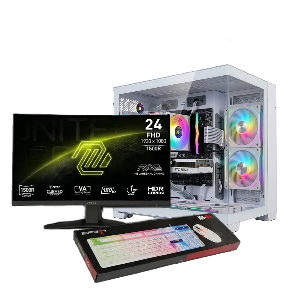 تجميعة بي سي RTX 5060  وشاشة 180Hz | متجر فيه