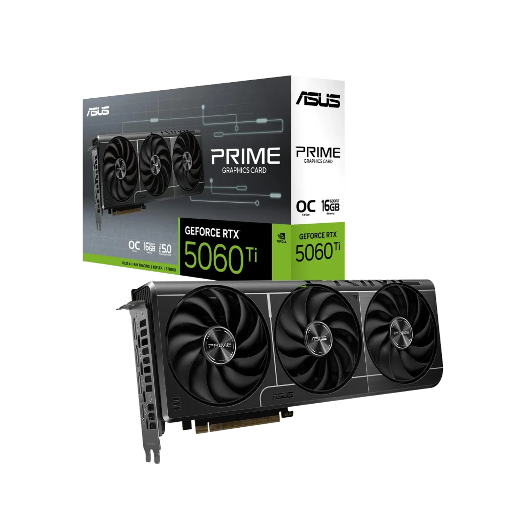 ASUS PRIME GeForce RTX 5060 Ti 16GB GDDR7 Black