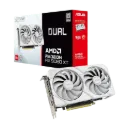 كرت شاشة ASUS Dual Radeon RX 9060 XT بسعة 16GB GDDR6 الإصدار الأبيض