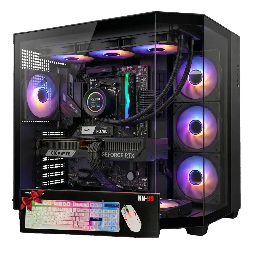 تجميعة بي سي Ryzen 7 9800X3D RTX 5070 Ti تقسيط