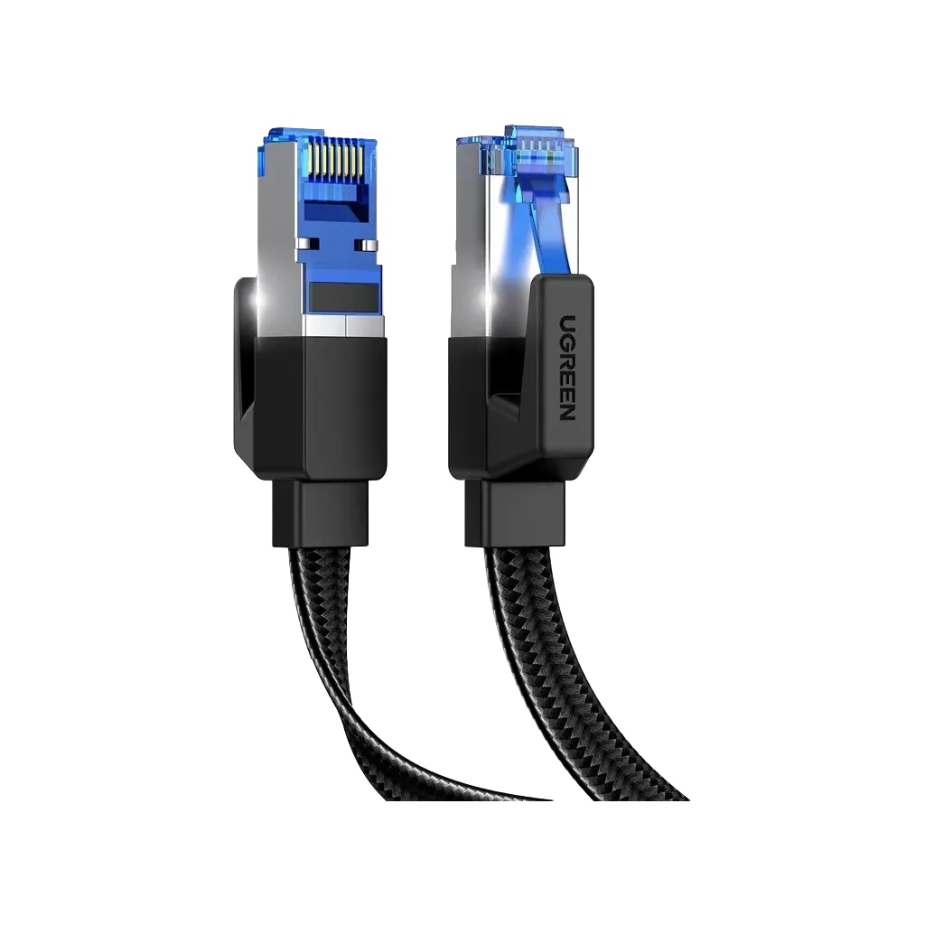 UGREEN Cat8 Pure Copper Ethernet Cable Braided 10m ( Black )