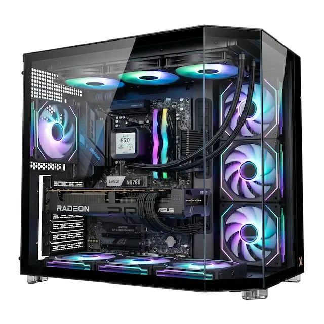 PC Build Ryzen 7 7800X3D RX 9070 XT Graphics Card