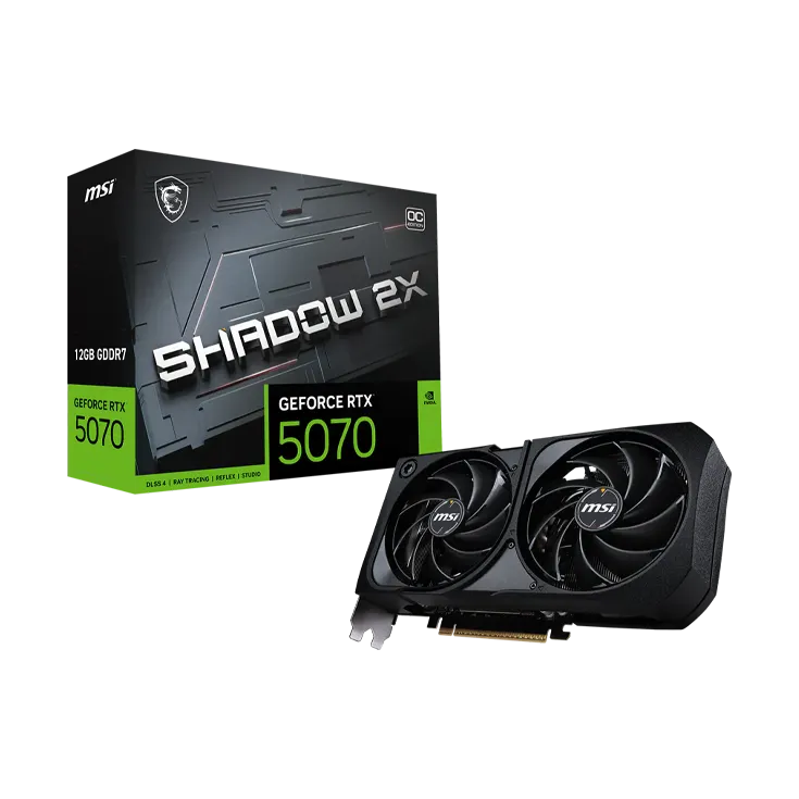 Graphics Card - MSI GeForce RTX 5070 12GB SHADOW 2X OC