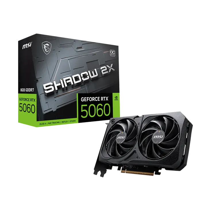 Graphics Card - MSI GeForce RTX 5060 8G SHADOW 2X OC