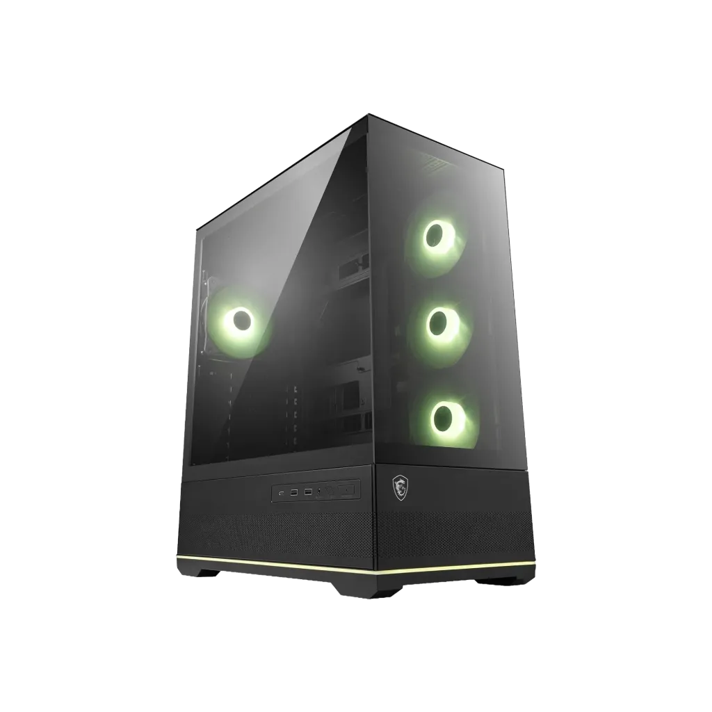 MSI MAG PANO 110R PZ Black - Mid-Tower Gaming PC Case
