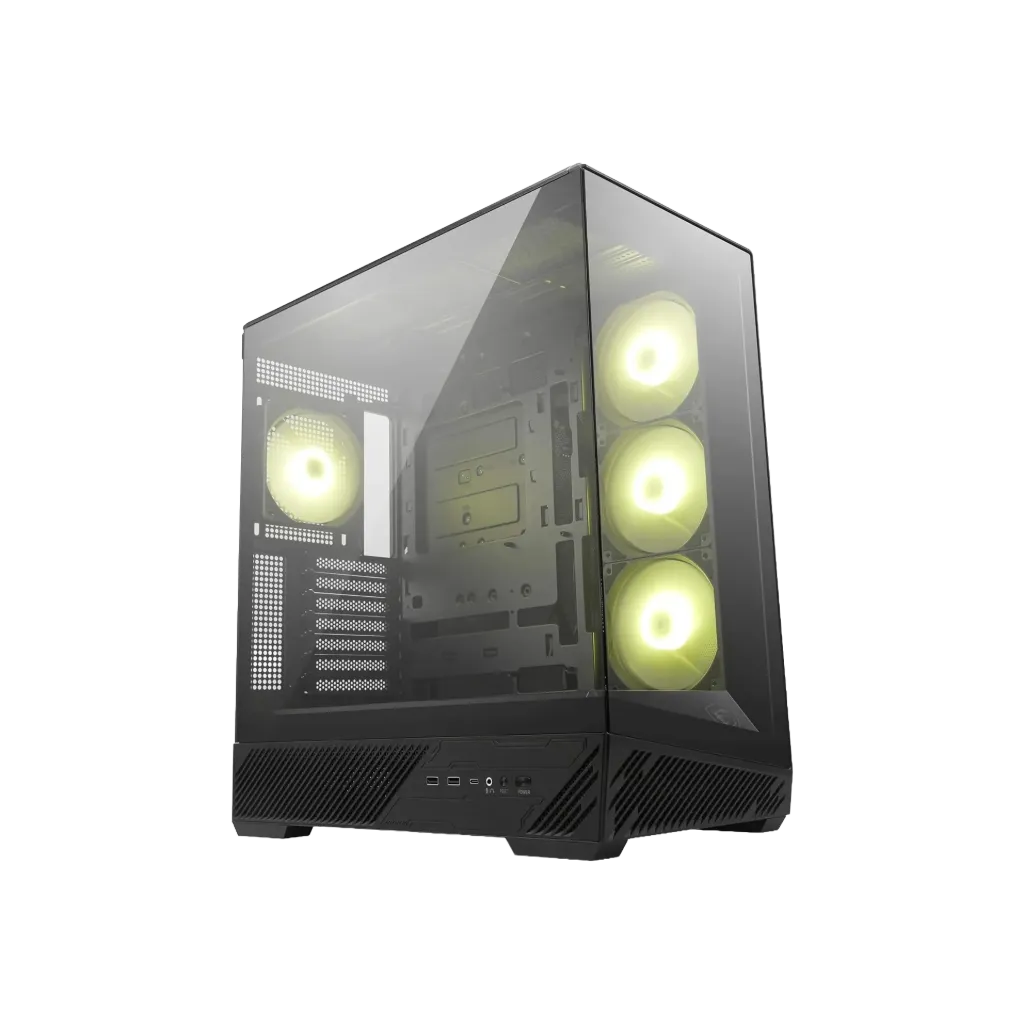 MSI MAG PANO 130R PZ Black - Mid-Tower Gaming PC Case