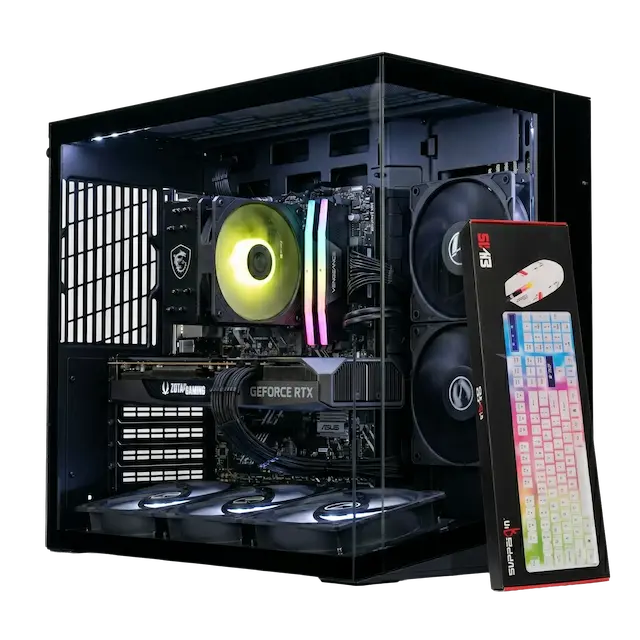 PC Build Ryzen 5 7600X RTX 5060 Full Black