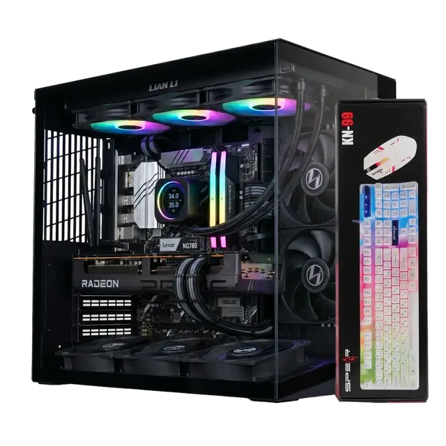 PC Build Ryzen 5 7600X RX 9070 Full Black - installment
