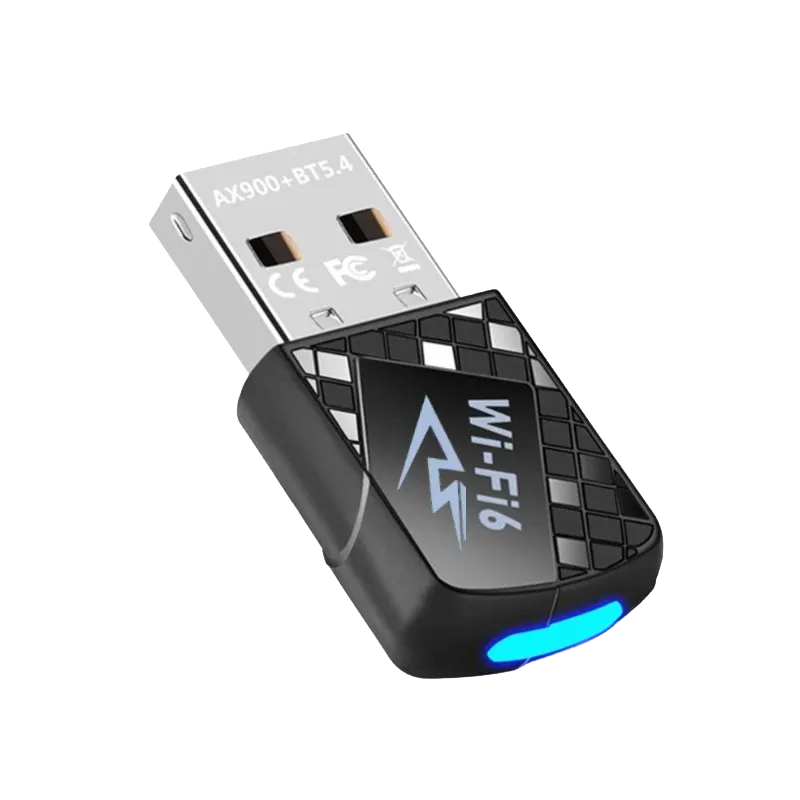 SPEAR SH900 Wirless USB Adapter Wi-Fi6 2.4GHz AX900 Black