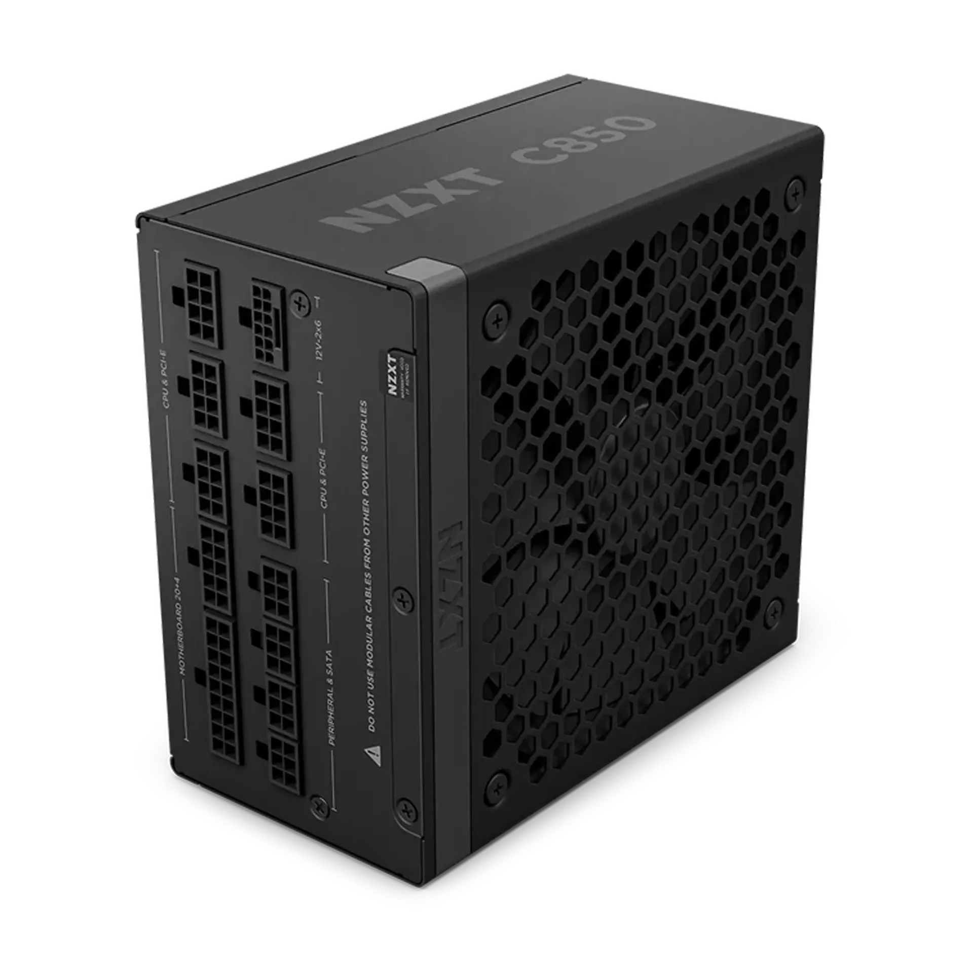 NZXT C850 850W 80 PLUS Gold Fully Modular Power Supply Black