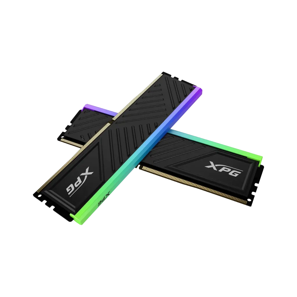 ذاكرة XPG SPECTRIX D35G RGB  DDR4  بسرعة 3200  CL16 8 × 2  جيجابايت  16  باللون الأسود