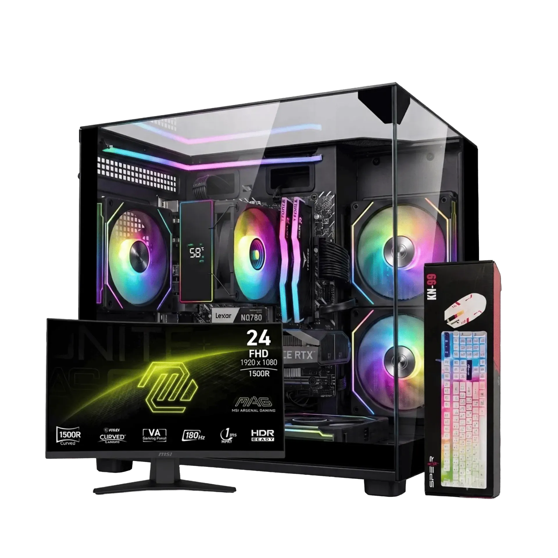 Professional PC Bundle intel i5-14400F RTX 5060 DDR4