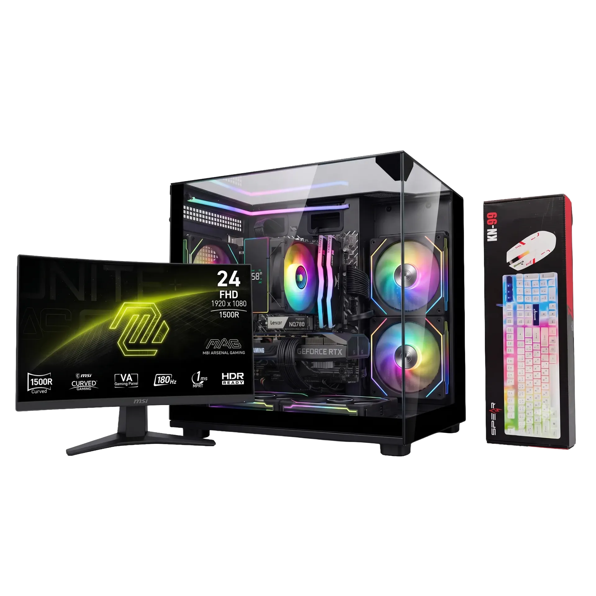 Professional PC Bundle intel i5-14400F RTX 5060 DDR4 - installment