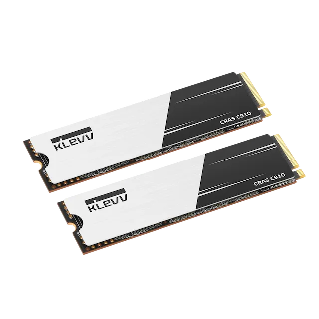 KLEVV CRAS C910 SSD 2TB, M.2 NVMe 2280, PCIe Gen4x4, Heatsink, Up to 5000MB/s