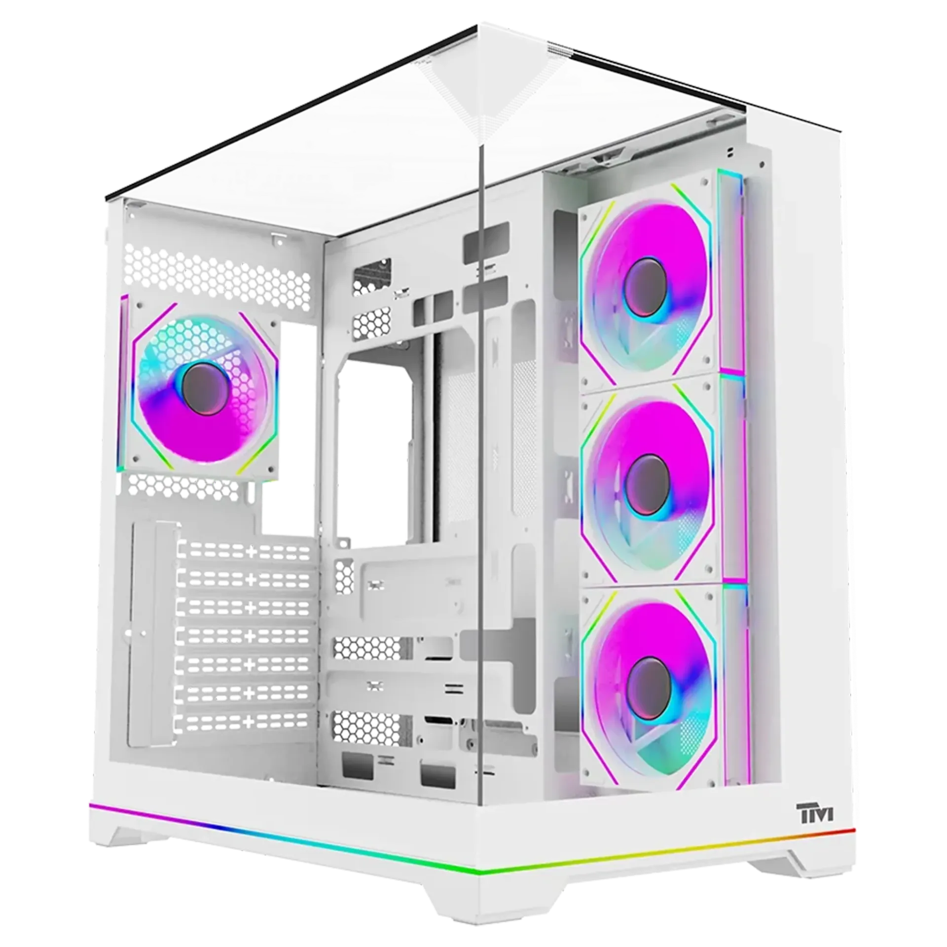Twisted Minds ELITE Gaming Case Mid Tower (4 ARGB FAN) - Gaming WHITE