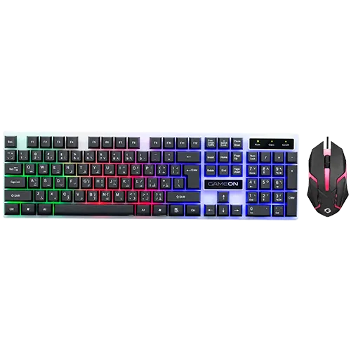 GAMEON Dominion Series GO21KM-(Black) Wired Keyboard & Mouse 2 in 1 Combo English/ Arabic