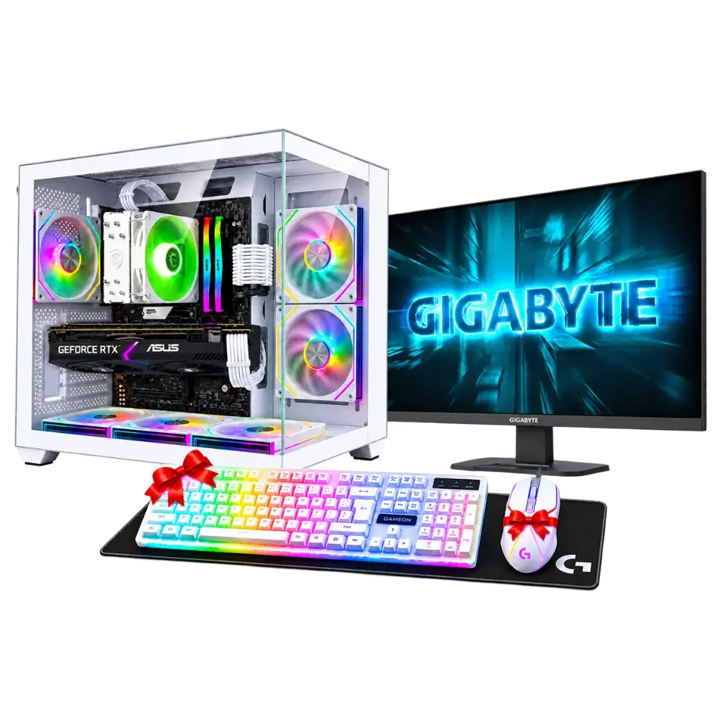 تجميعة بي سي كاملة i5-12400F وكرت شاشة 3050  رام 16GB DDR4  تقسيط