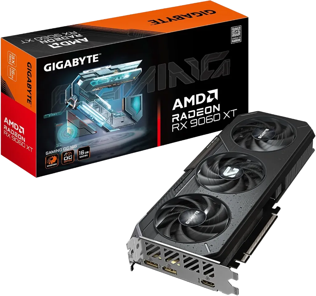 Graphics Card - GIGABYTE Radeon RX 9060 XT Gaming OC 16G